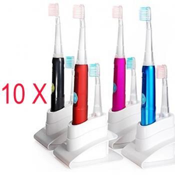 10Pcs Sonic Electric Toothbrush MS-101N with 3300 Vibration Stroke