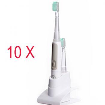10Pcs Sonic Electric Toothbrush MS-102A with 3300 Vibration Stroke
