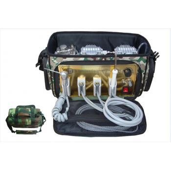 Portable Dental Unit with Air Compressor Suction Inside Bag Type BD-401
