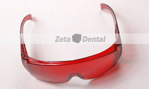 Dark Red Curing Light Protective Glasses