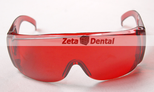 Dark Red Curing Light Protective Glasses