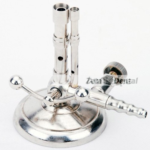 Bunsen Natural Gas Light Silver Burner